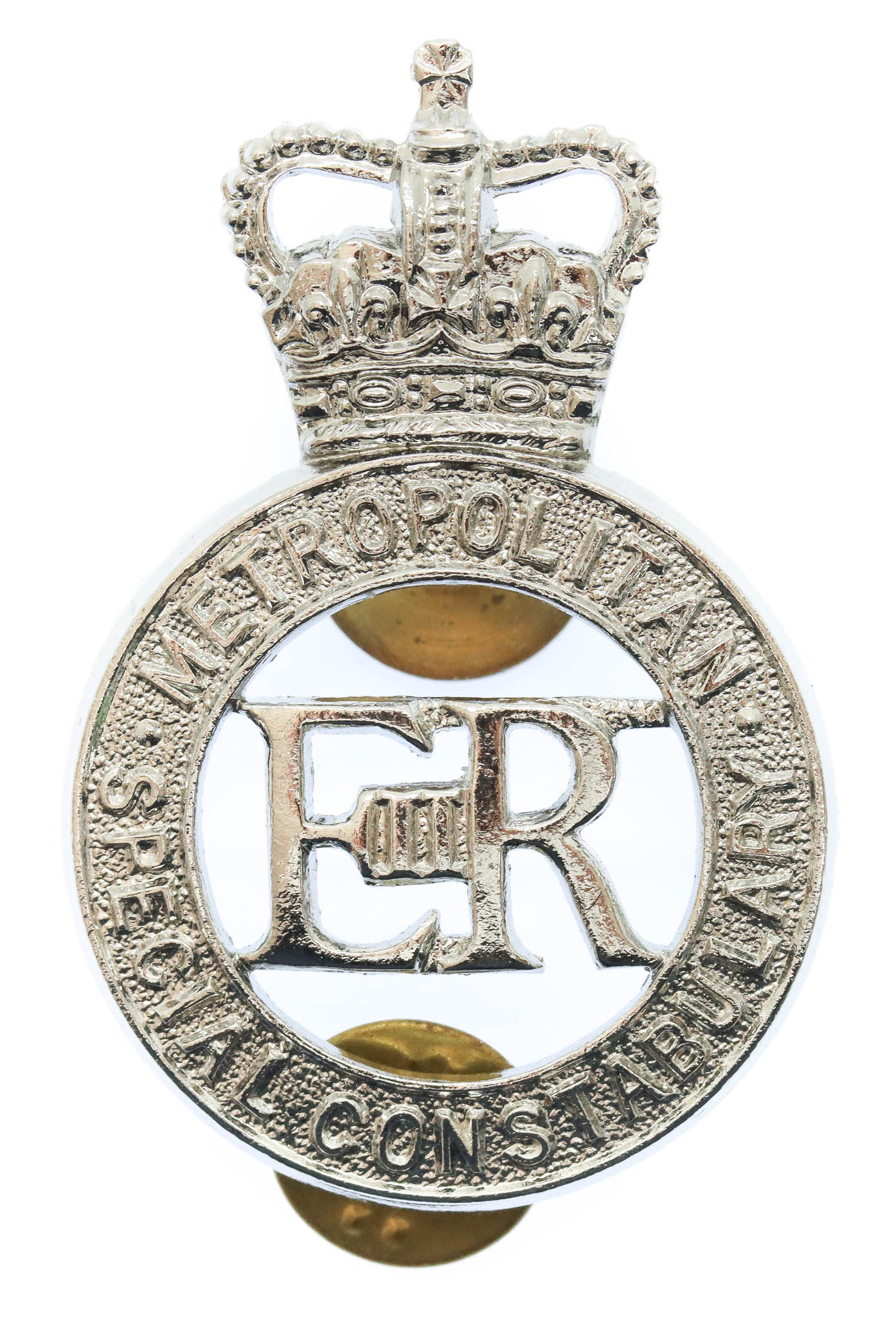 Metropolitan Special Constabulary Cap Badge - Queen's Crown