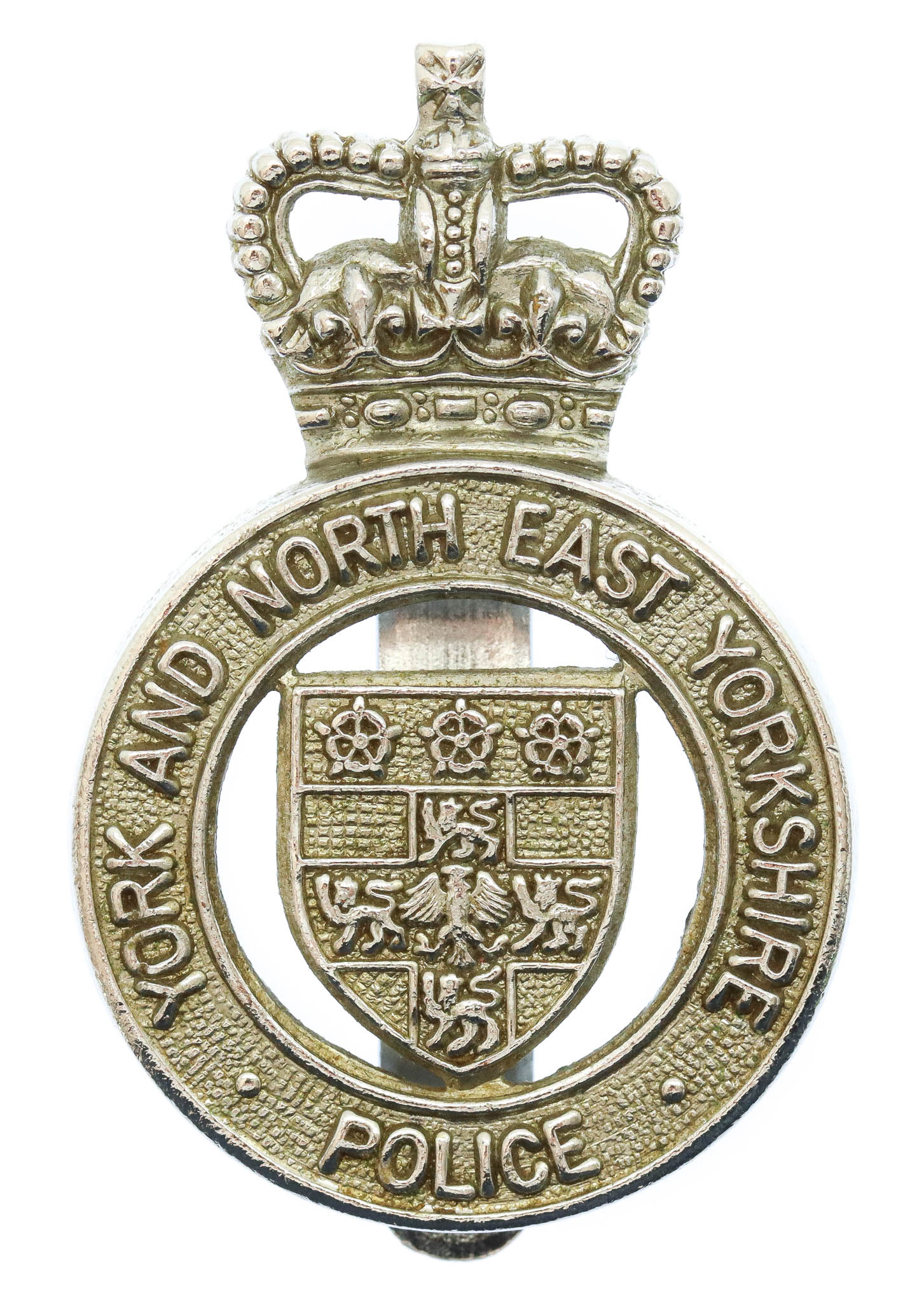 York and North East Yorkshire Police Cap Badge - Queen's Crown
