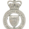 Leicestershire & Rutland Constabulary Cap Badge - Queen's Crown