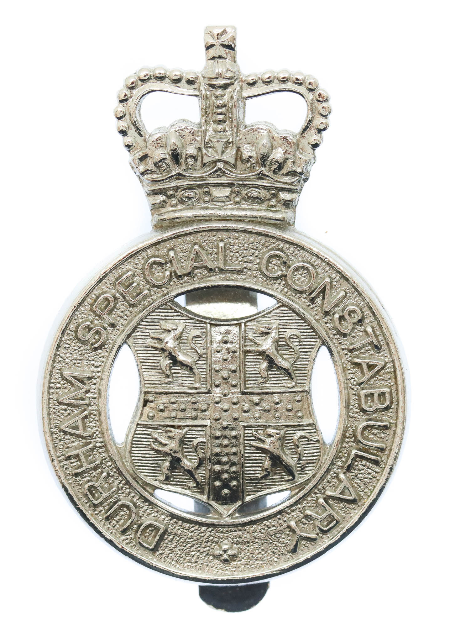 Durham Special Constabulary Cap Badge - Queen's Crown