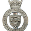 West Mercia Constabulary Cap Badge - Queen's Crown