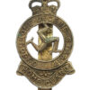 Isle of Man Home Guard Cap Badge - Queen's Crown