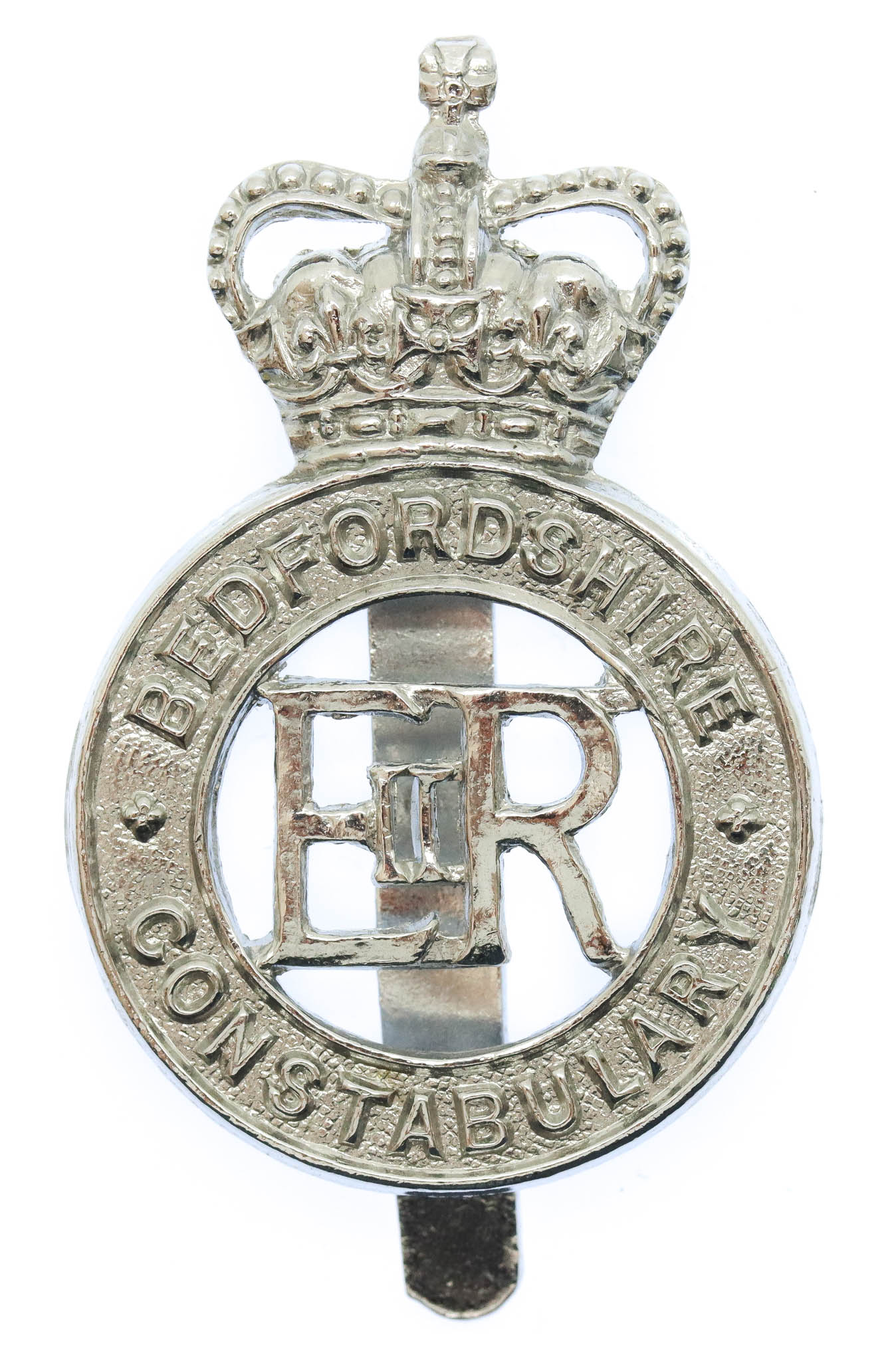 Bedfordshire Constabulary Cap Badge - Queen's Crown