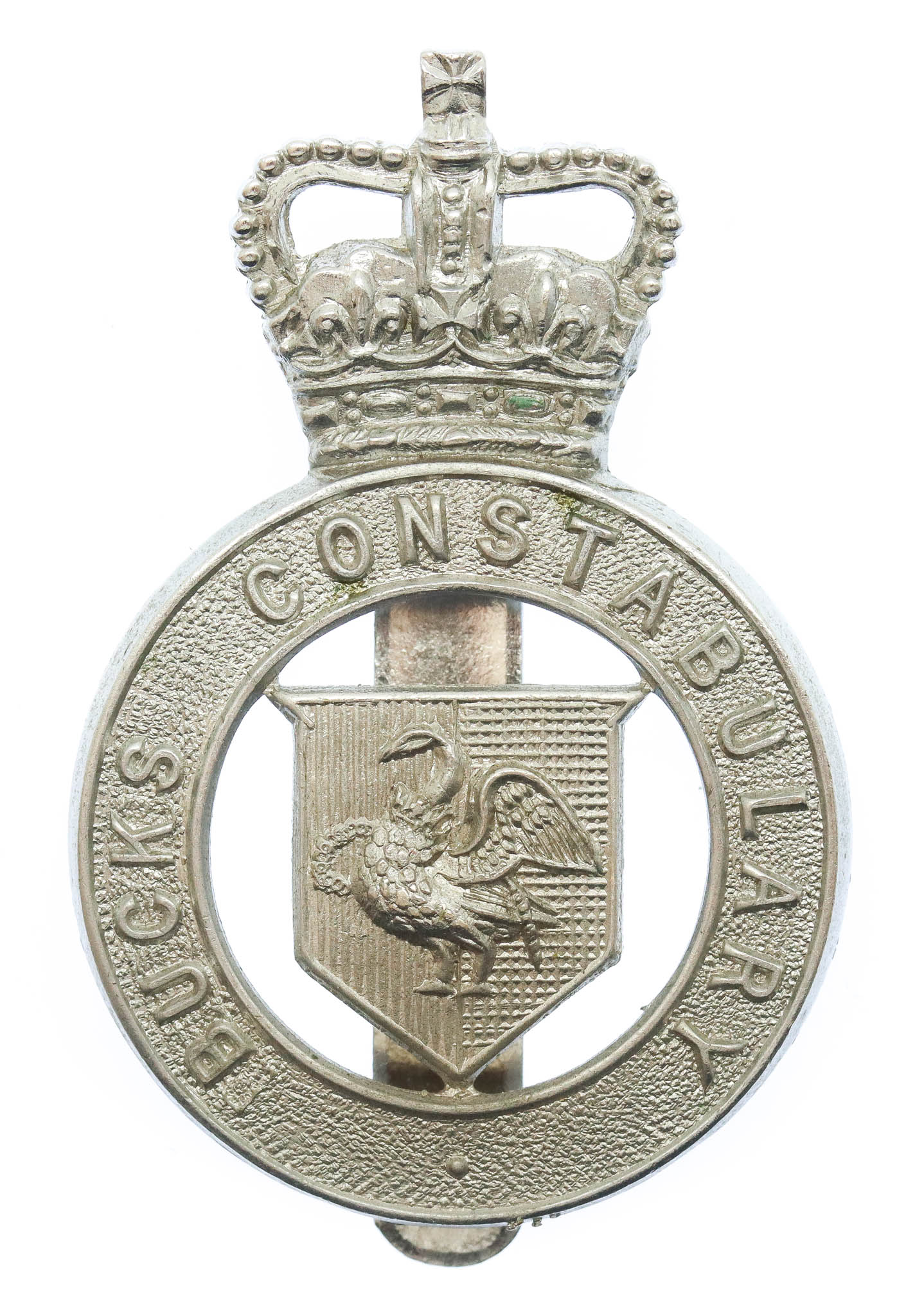 Buckinghamshire Constabulary Cap Badge - Queen's Crown