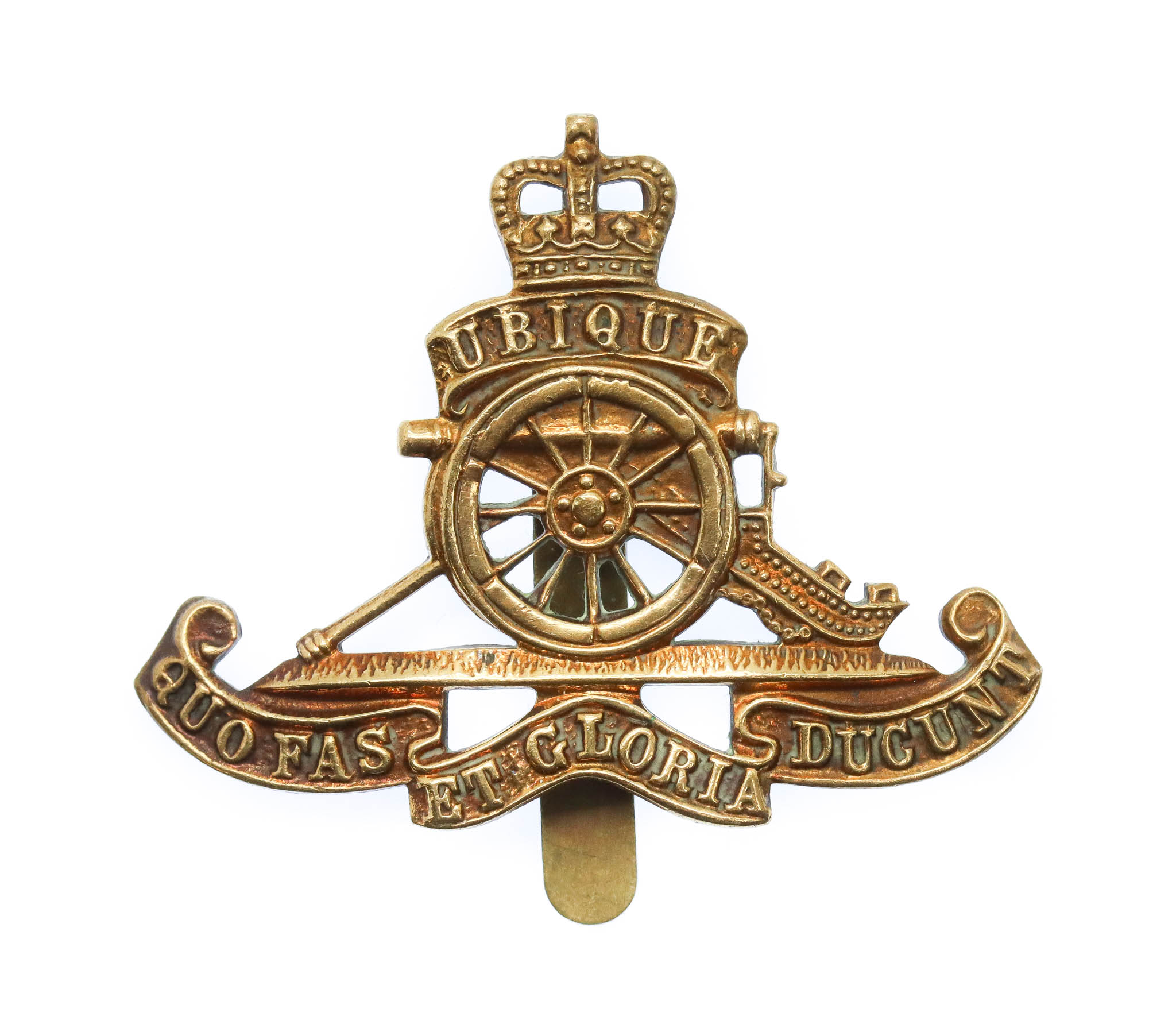 Royal Artillery Beret Badge - Queen's Crown