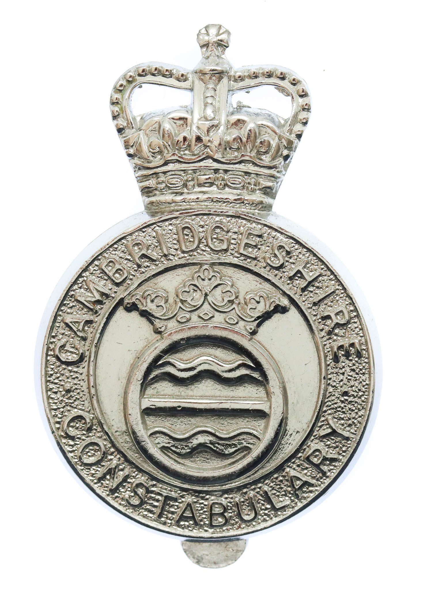 Cambridgeshire Constabulary Cap Badge - Queen's Crown