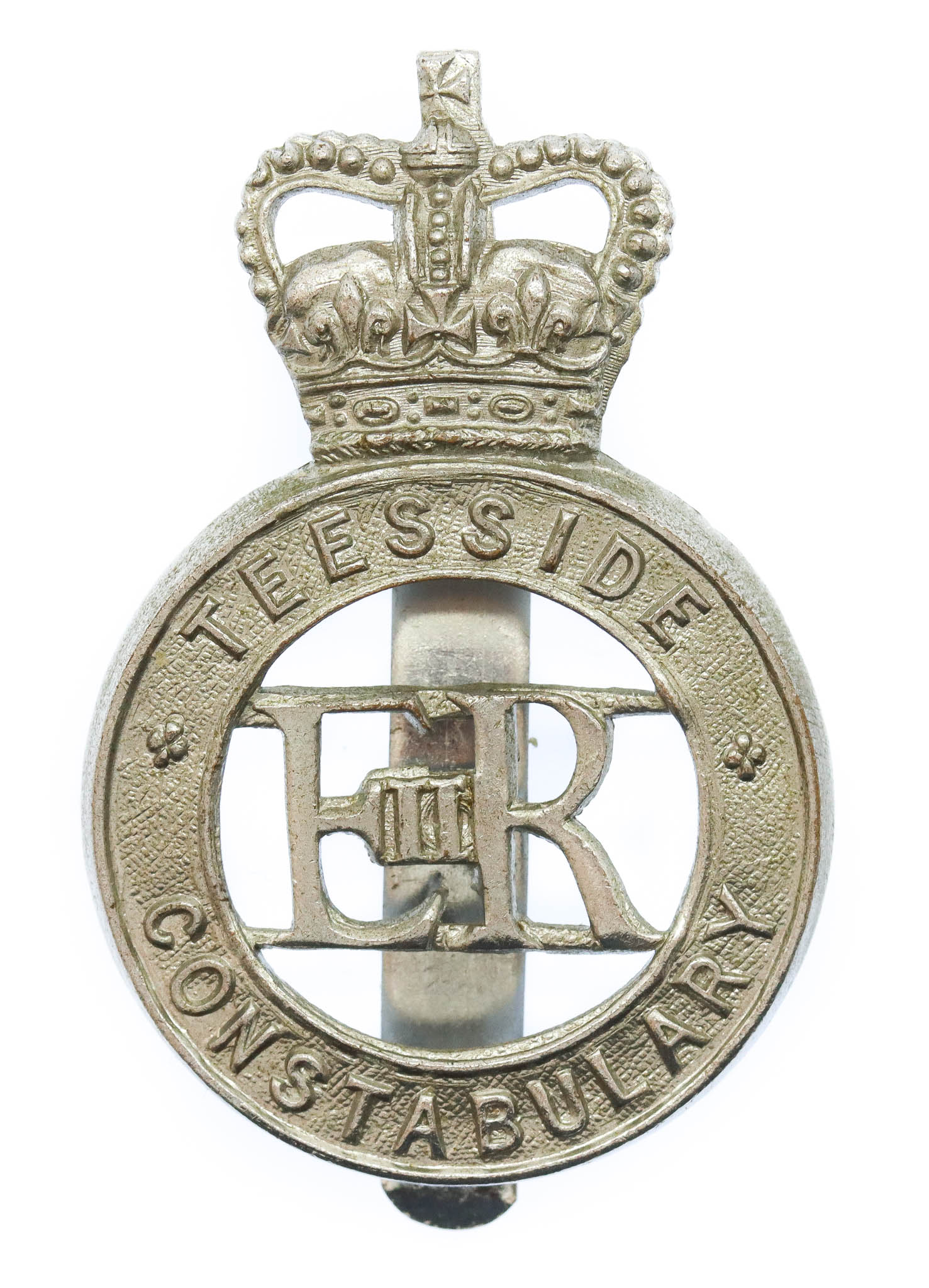 Teeside Constabulary Cap Badge - Queen's Crown
