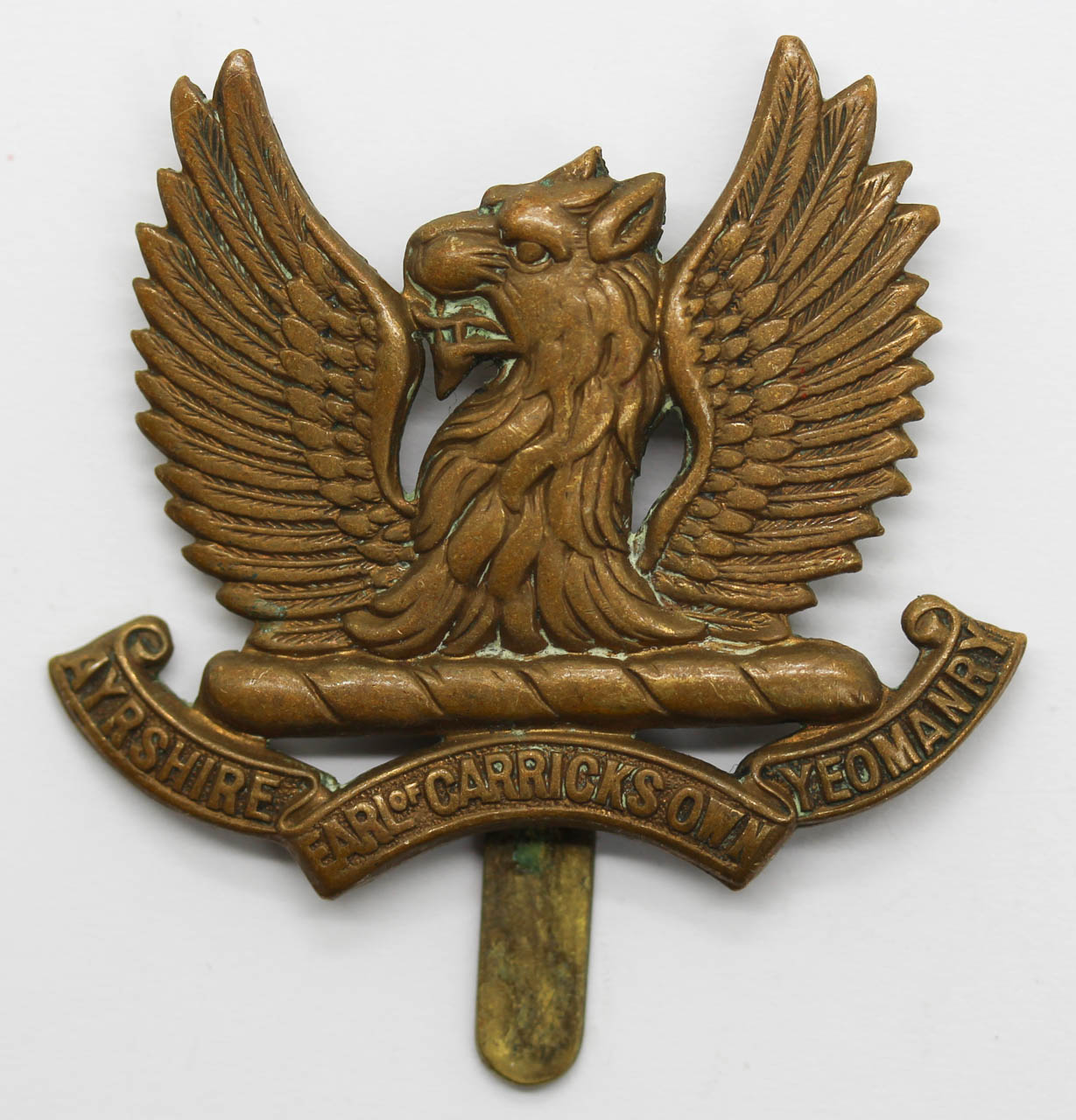 Ayrshire Yeomanry (Earl of Carricks Own) Cap Badge