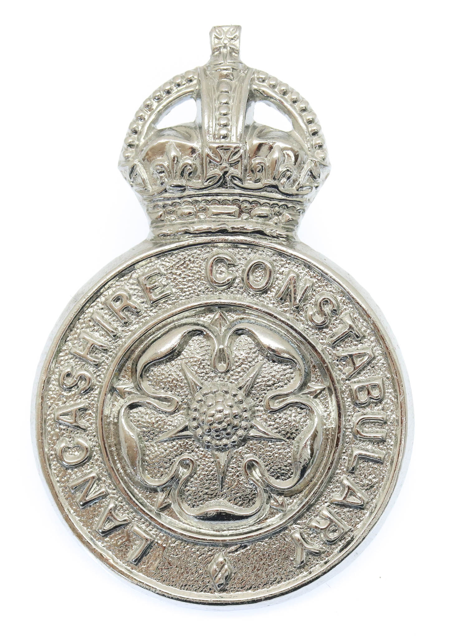 Lancashire Constabulary Cap Badge - King's Crown