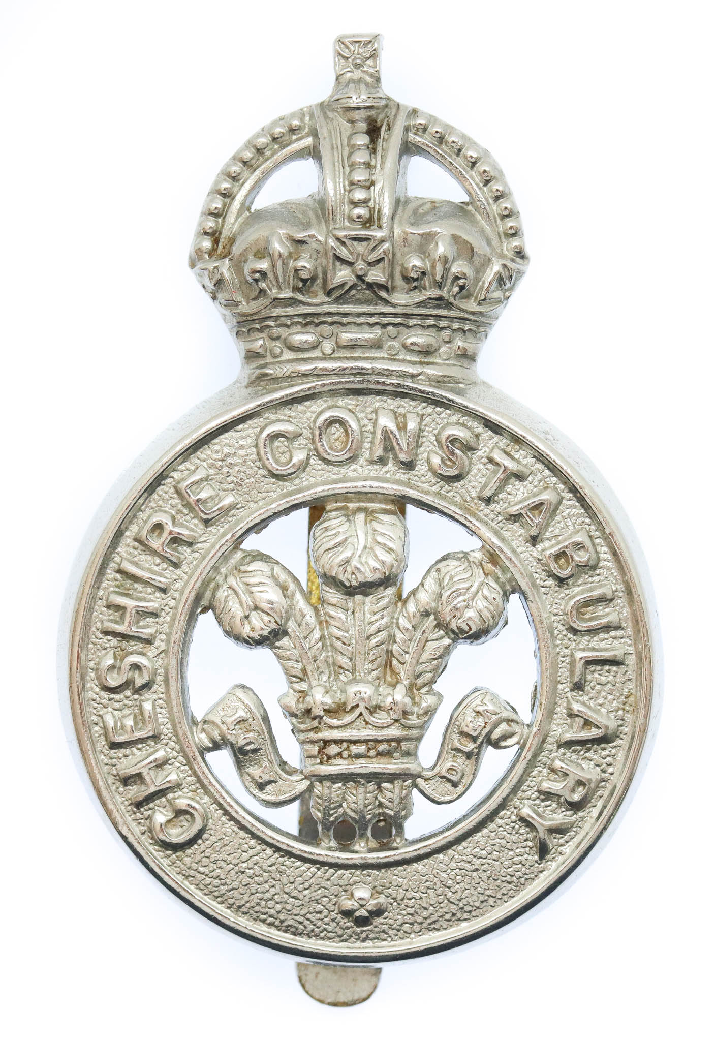 Cheshire Constabulary Cap Badge - King's Crown