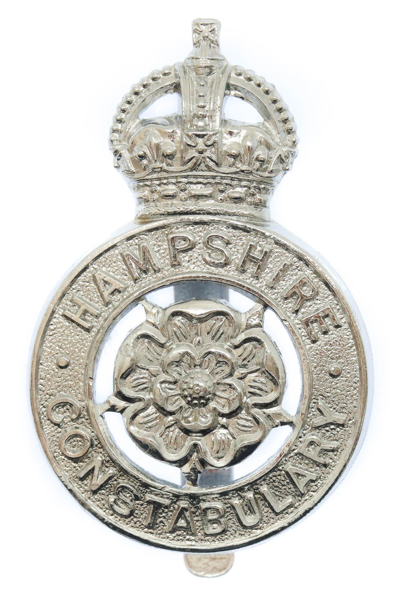 Hampshire Constabulary Cap Badge - King's Crown