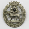 Scarce 2nd Volunteer Bn. York & Lancaster Regiment Cap Badge - 1st Pattern (circa 1897-1902)