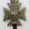 Buckinghamshire Battalion White Metal Pagri Badge - King's Crown