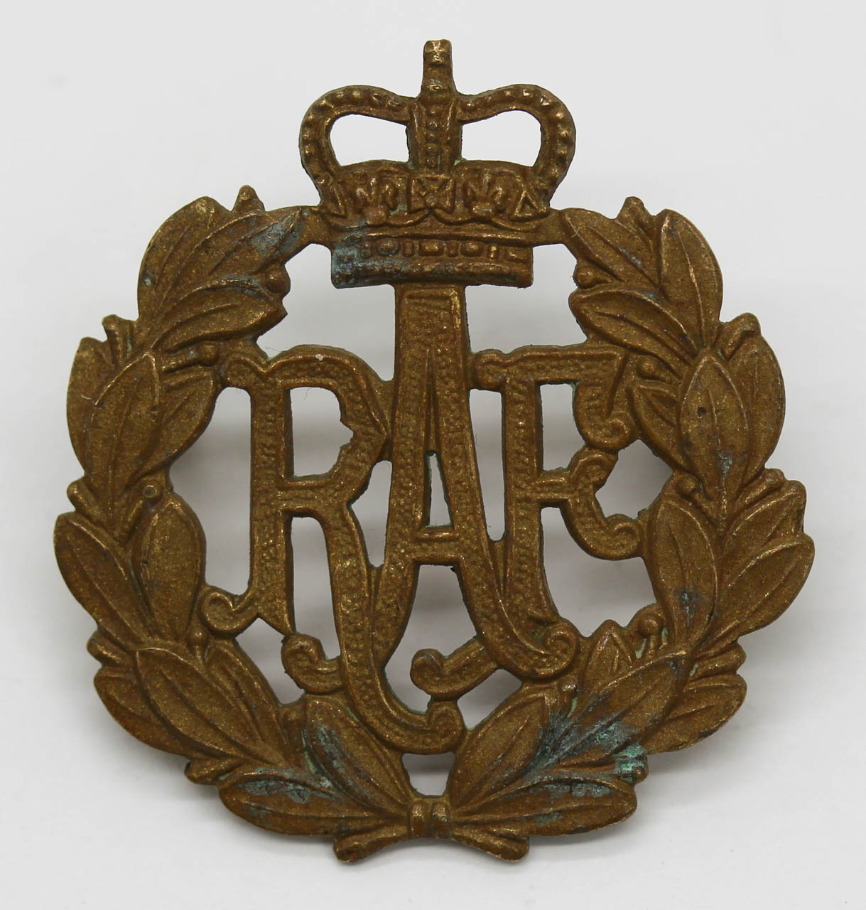 Royal Air Force (R.A.F.) Cap Badge - Queen's Crown