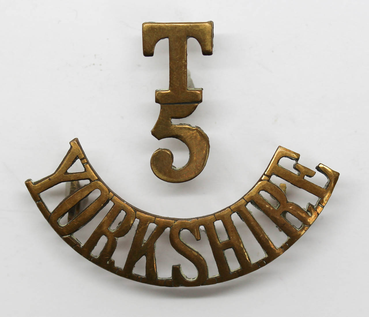 5th Territorial Bn. King's Own Yorkshire Light Infantry (T / 5 / YORKSHIRE) Shoulder Title