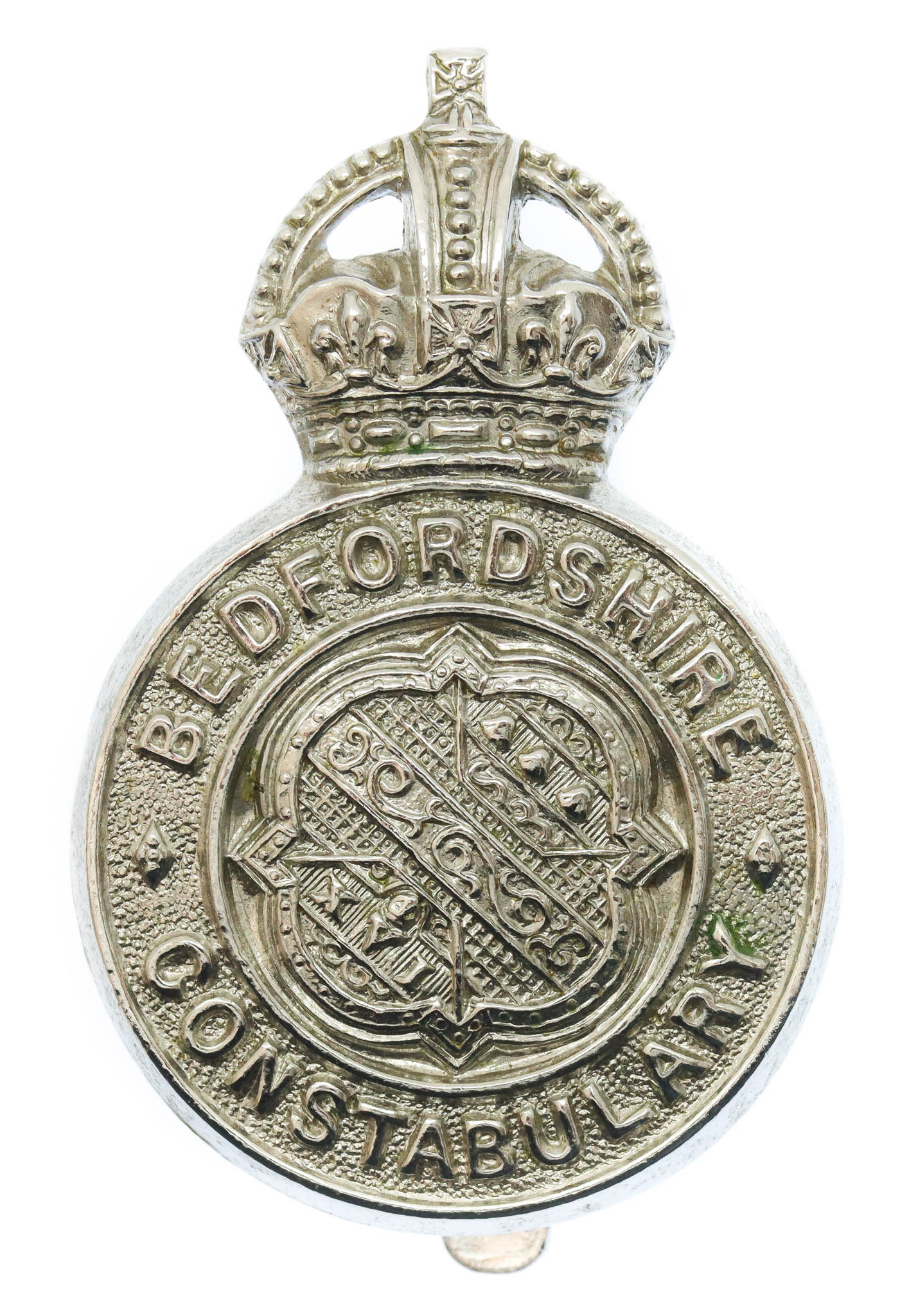 Bedfordshire Constabulary Cap Badge - King's Crown