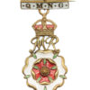 WW1 Queen Mary's Needlework Guild (Q.M.N.G.) Workers Enamelled Badge