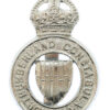 Northumberland Constabulary Cap Badge - King's Crown