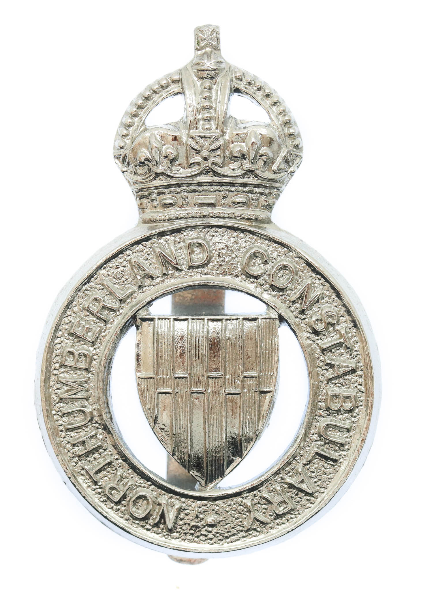 Northumberland Constabulary Cap Badge - King's Crown