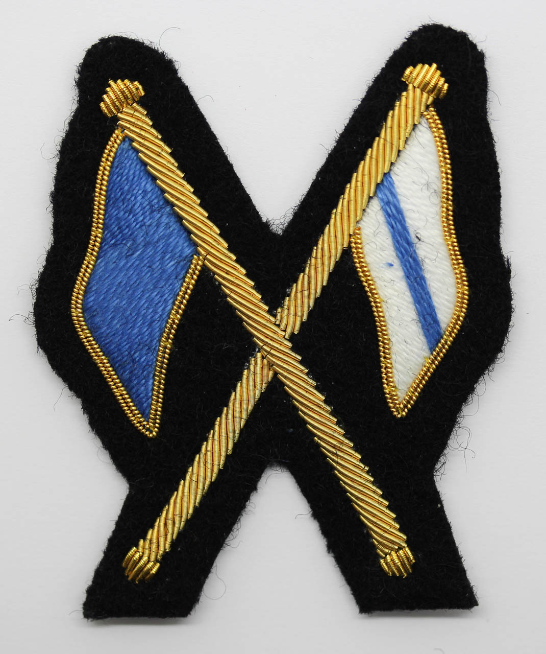 British Army Signallers Bullion Trade Badge (Black Backing)