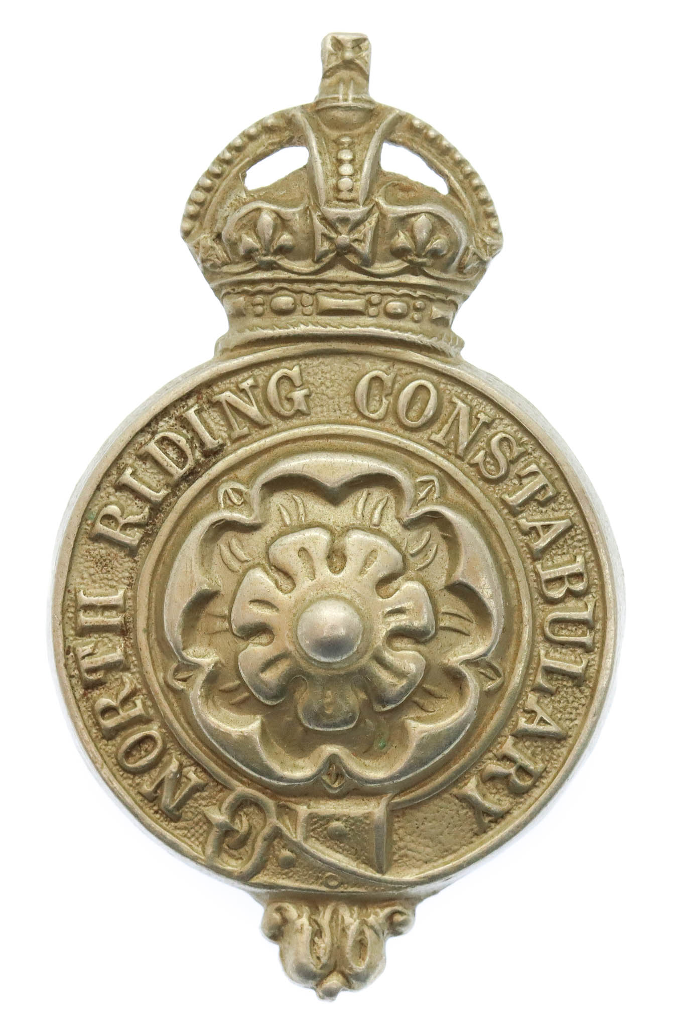 North Riding Constabulary Kepi/Cap Badge - King's Crown