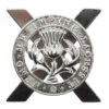 Lowland Brigade Anodised (Staybrite) Cap Badge