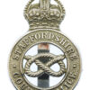 Staffordshire County Police Cap Badge - King's Crown