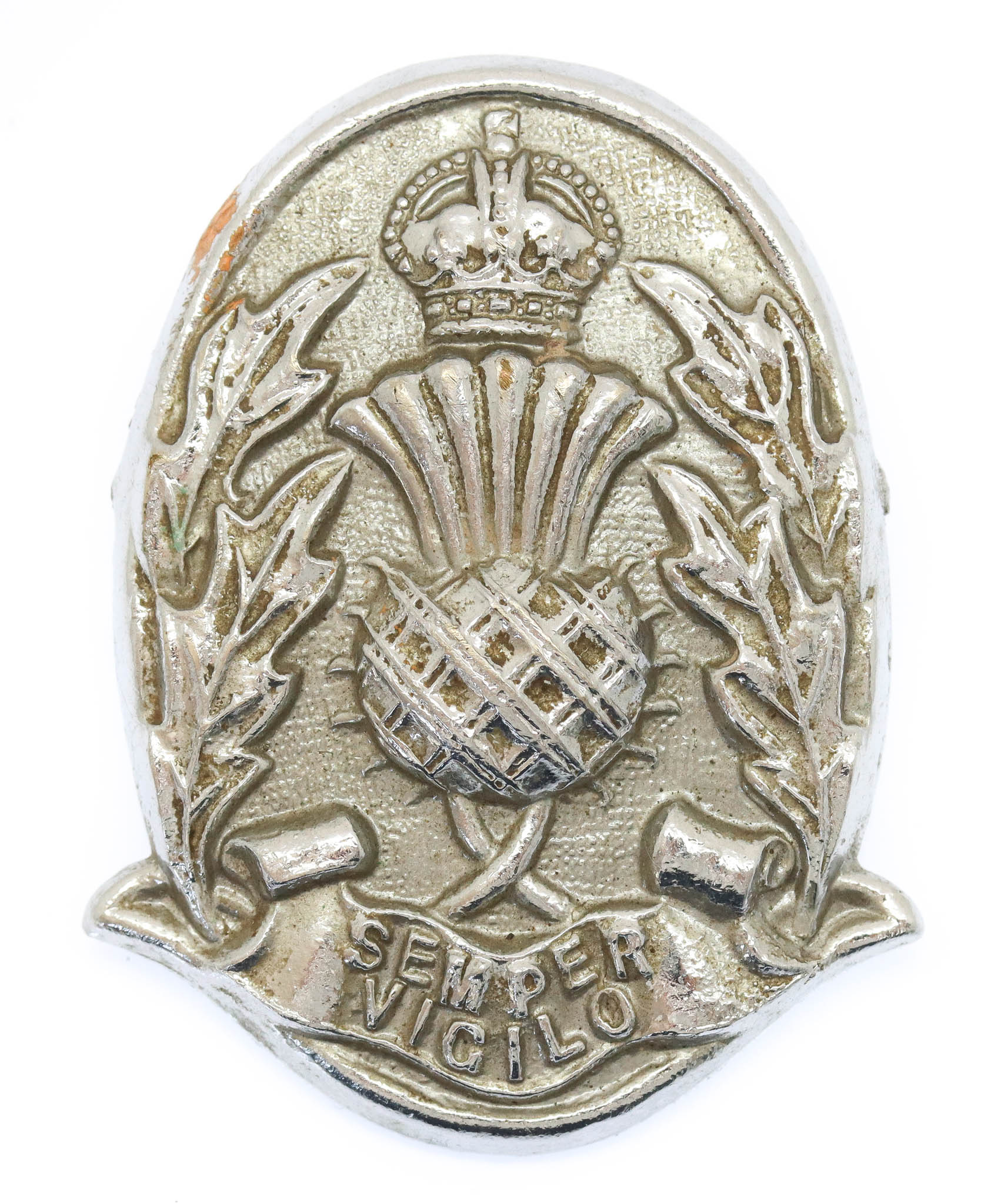 Scottish Police Forces Cap Badge - King's Crown