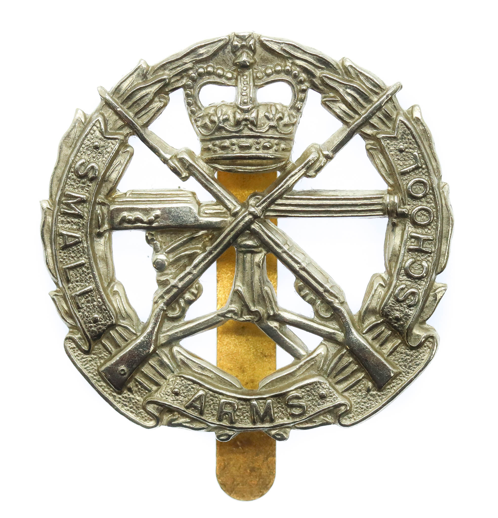 Small Arms School Corps Cap Badge - Queen's Crown