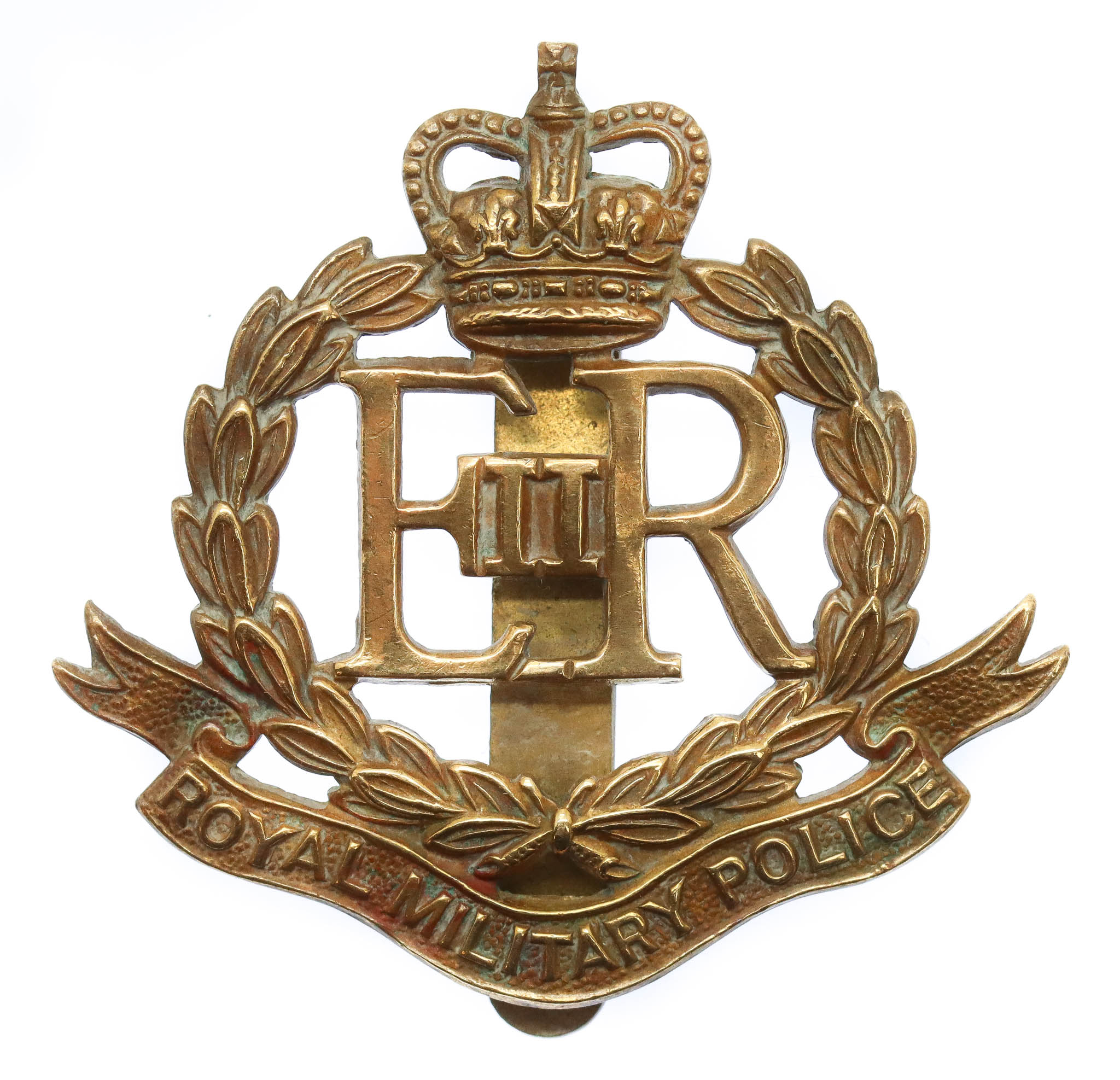 Royal Military Police (R.M.P.) Cap Badge - Queen's Crown