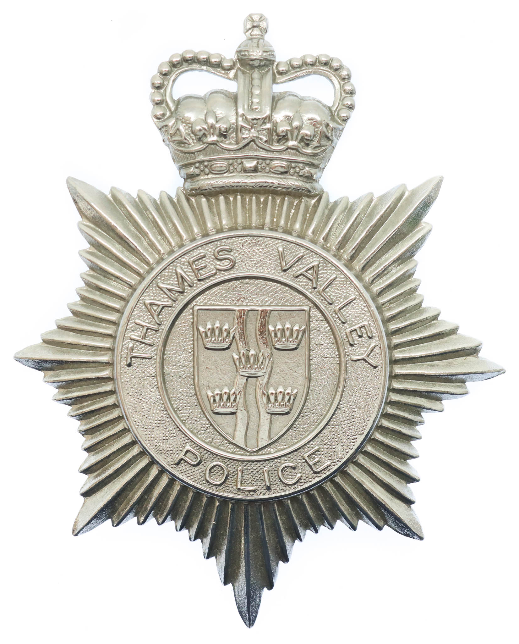 Thames Valley Police Helmet Plate - Queen's Crown