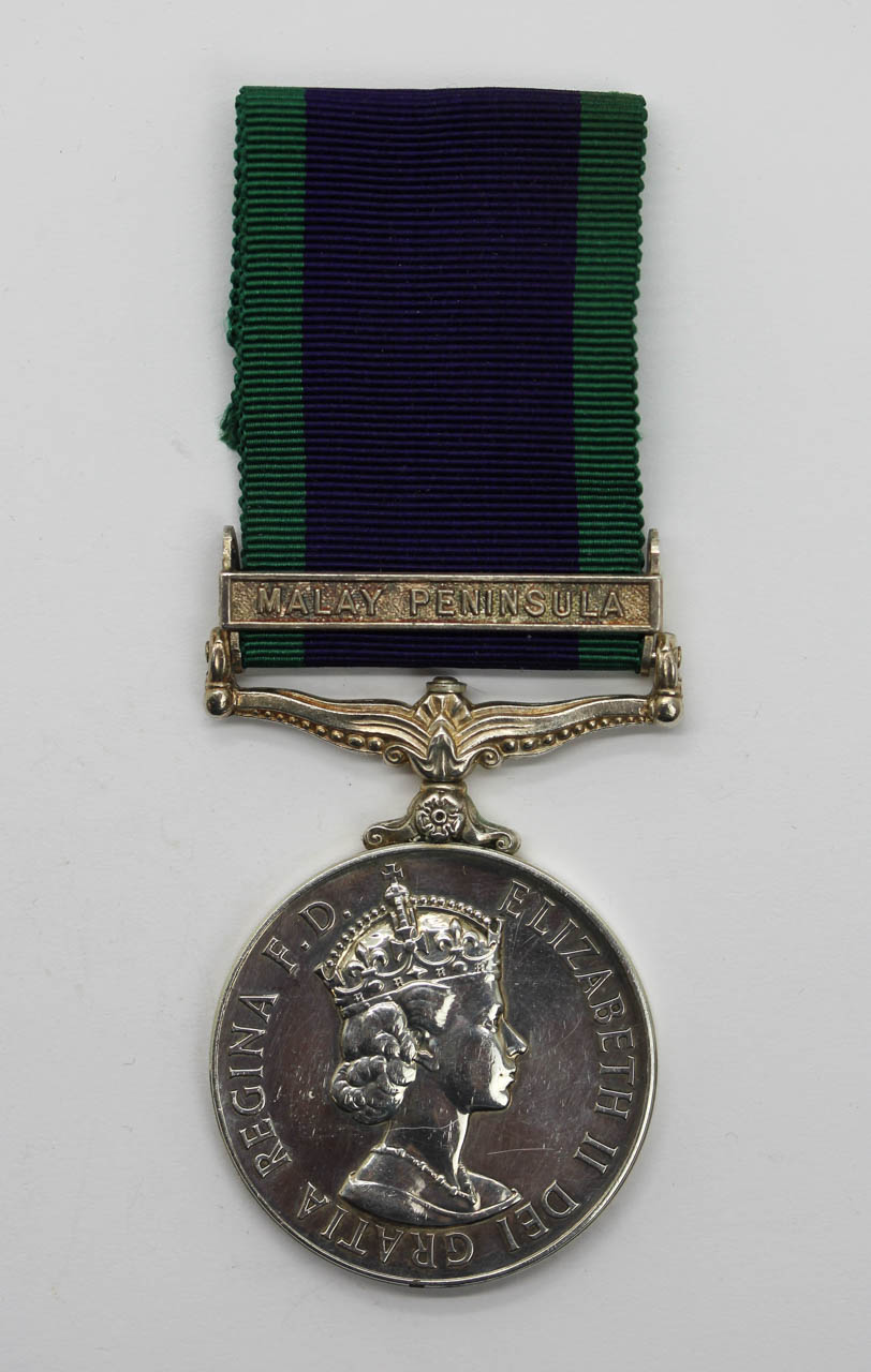 Campaign Service Medal (Clasp - Malay Peninsula) - Squadron Leader D.J. Ryder, Royal Air Force