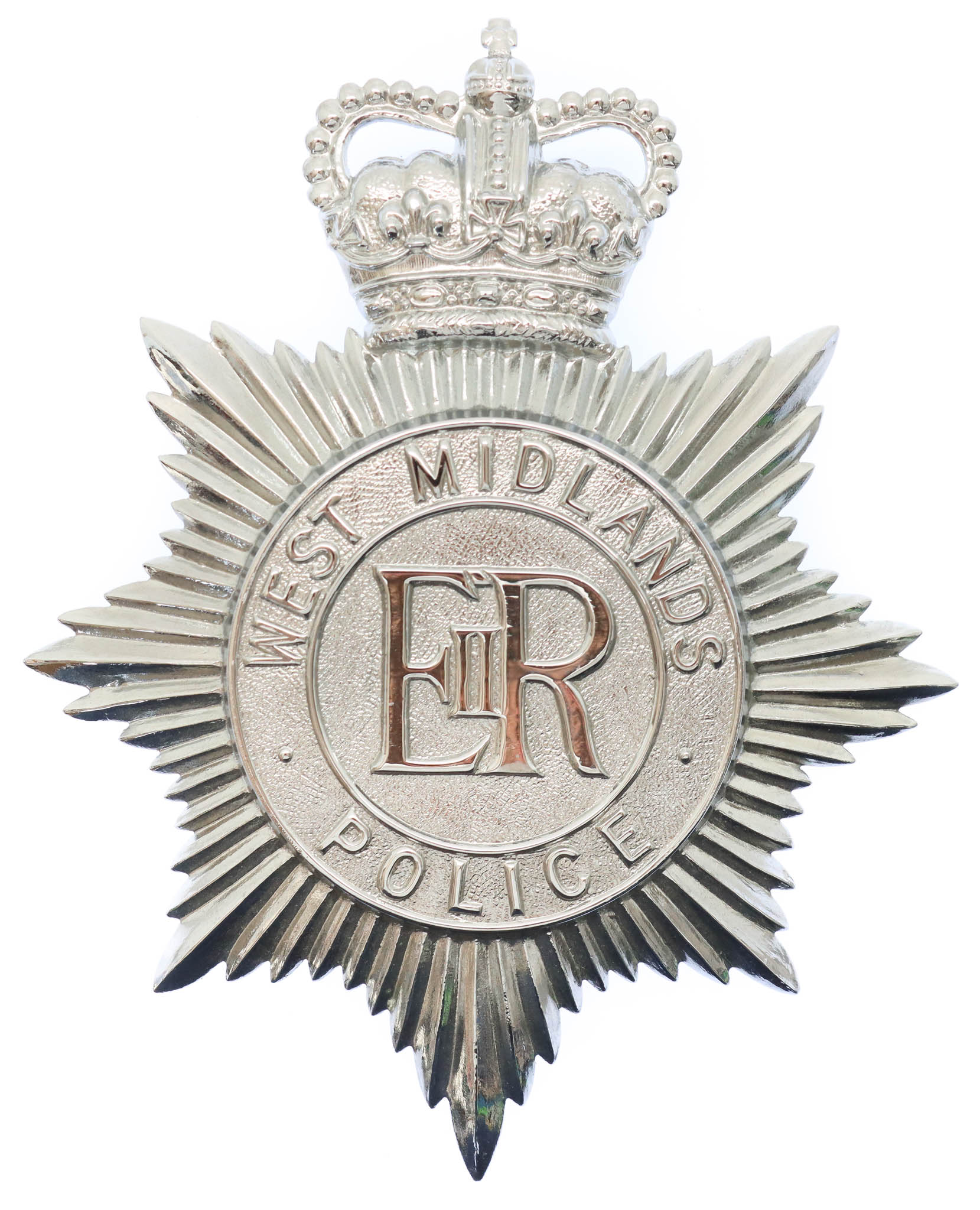 West Midlands Police Helmet Plate - Queen's Crown