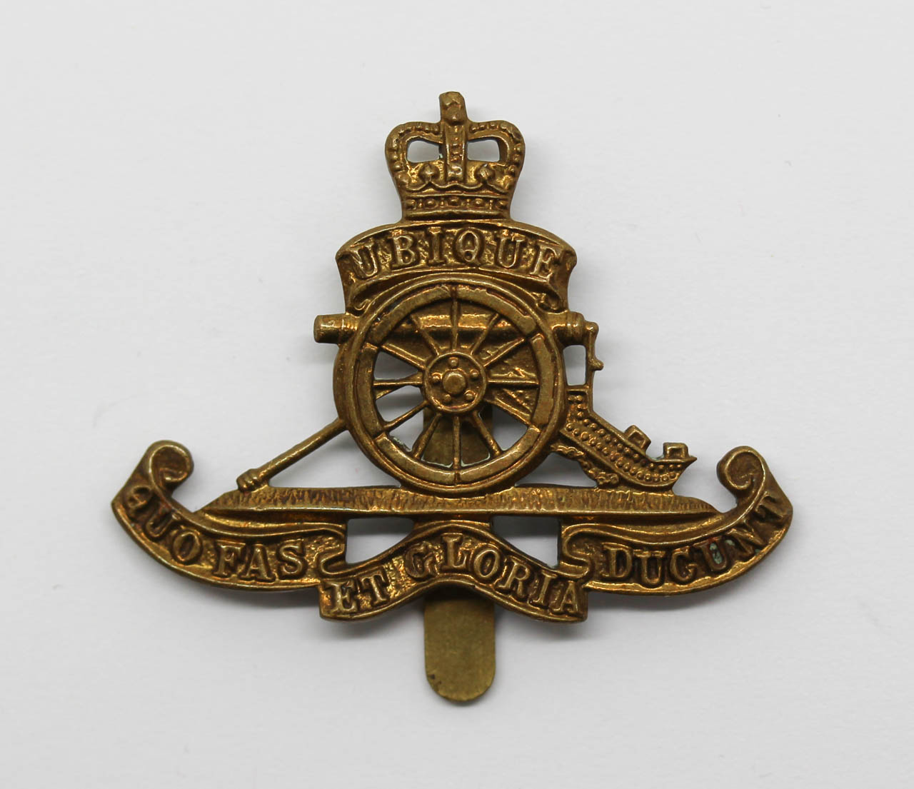 Royal Artillery Beret Badge - Queen's Crown