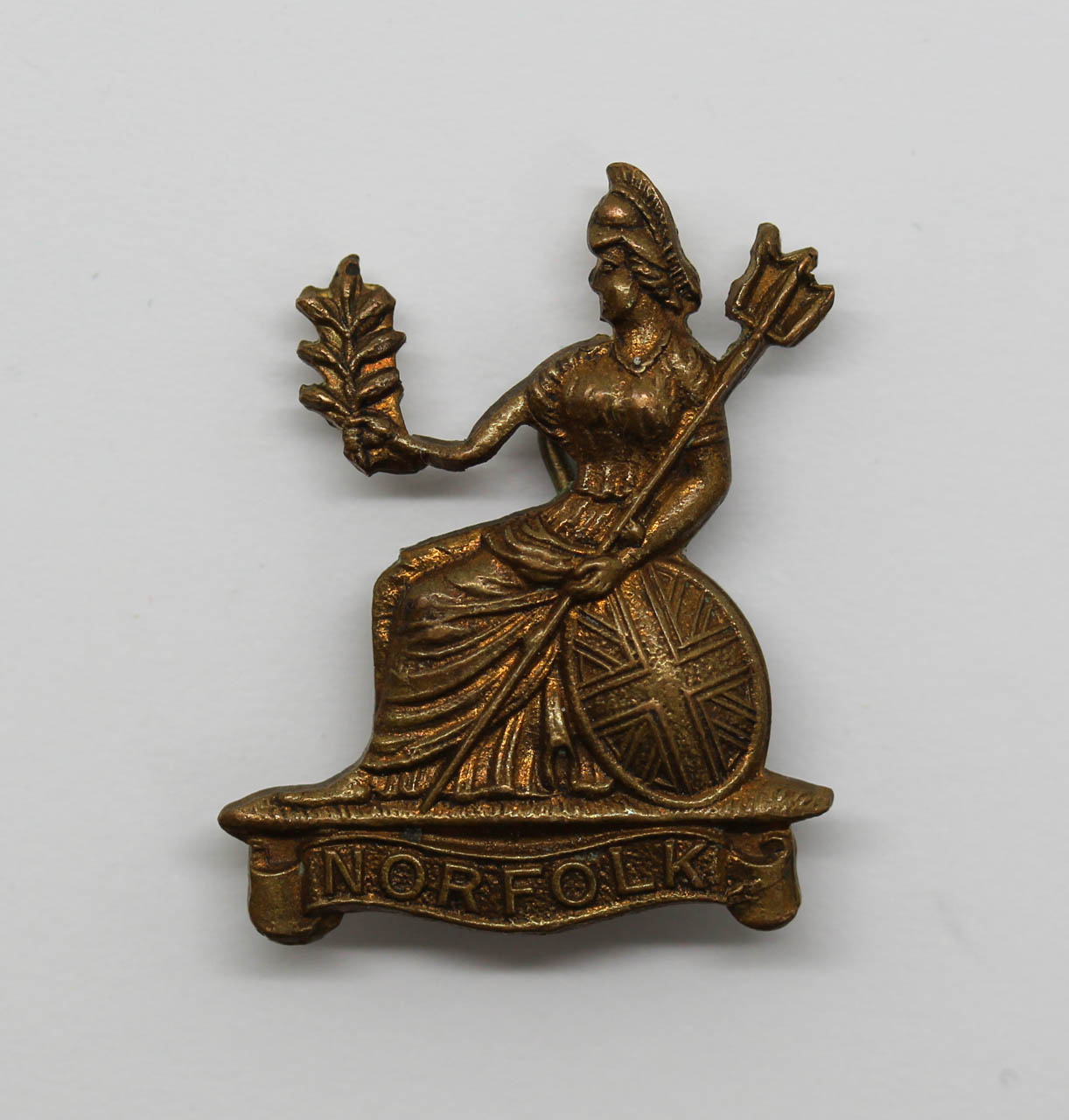 Royal Norfolk Regiment Sweetheart Brooch