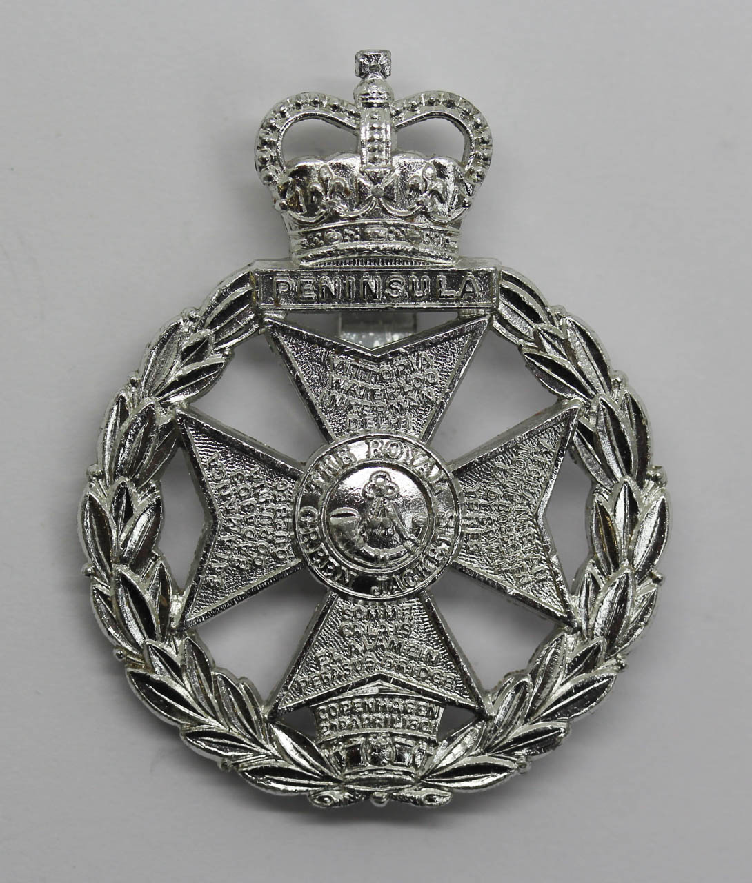 Royal Green Jackets Anodised (Staybrite) Cap Badge