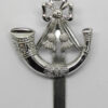 Light Infantry Anodised (Staybrite) Cap Badge