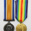 WW1 British War & Victory Medal Pair - Pte. J.H. Dawes, 8th Bn. King's Own Yorkshire Light Infantry