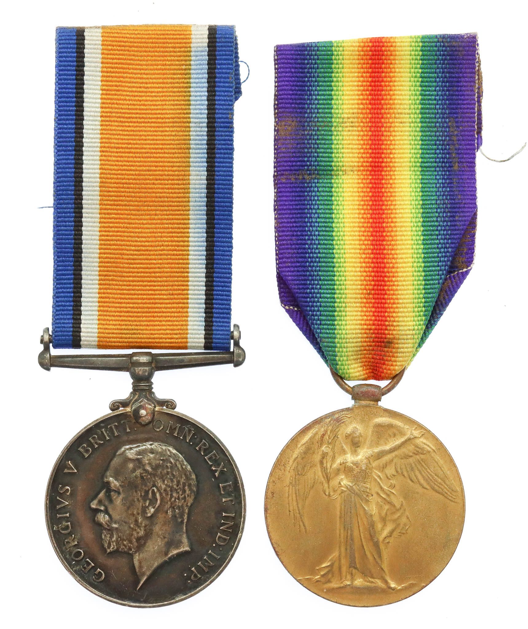 WW1 British War & Victory Medal Pair - Dvr. R. Leaf, Royal Artillery