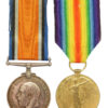WW1 British War & Victory Medal Pair - Pte. A. Cundle, The King's (Liverpool) Regiment