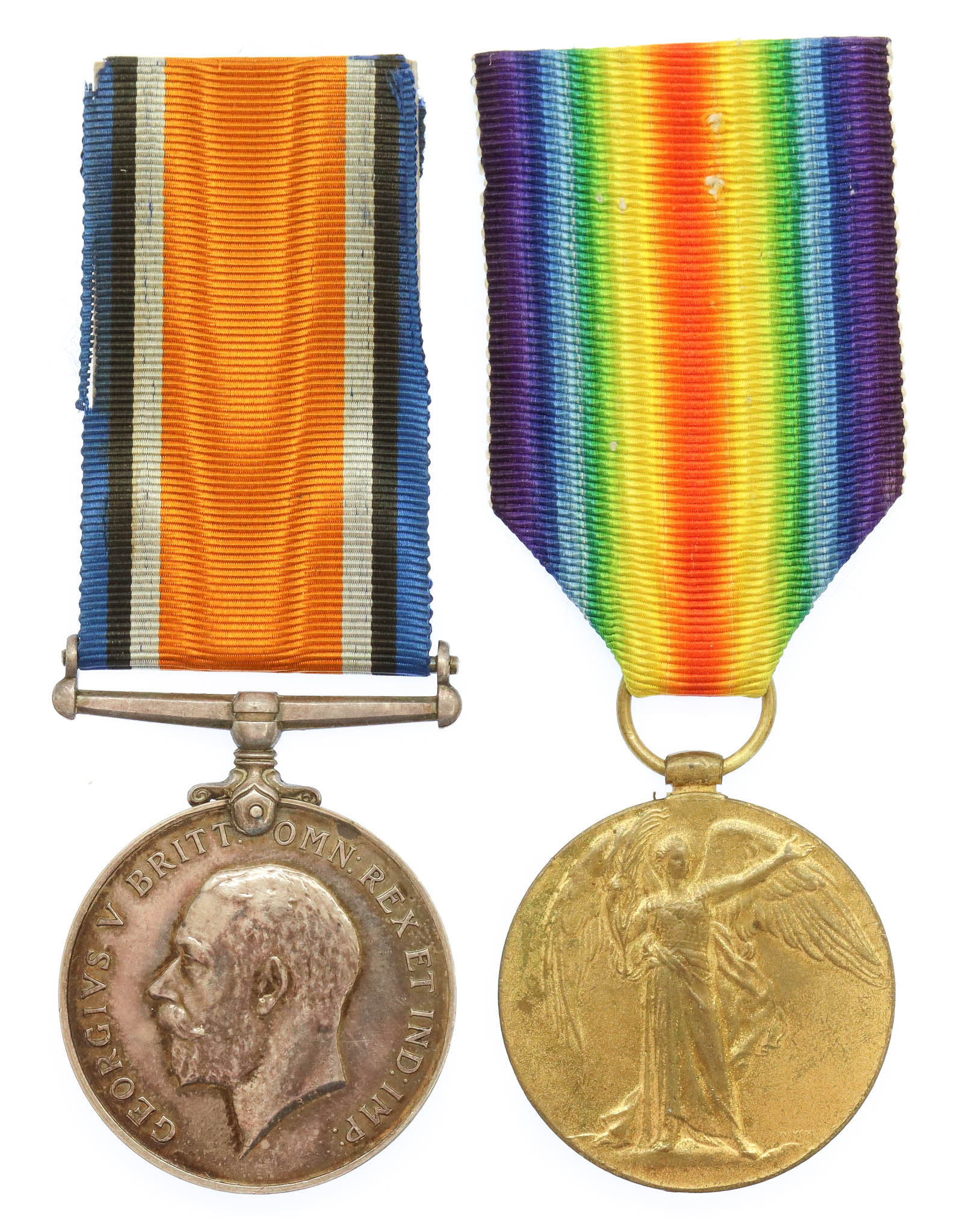 WW1 British War & Victory Medal Pair - Pte. A. Cundle, The King's (Liverpool) Regiment