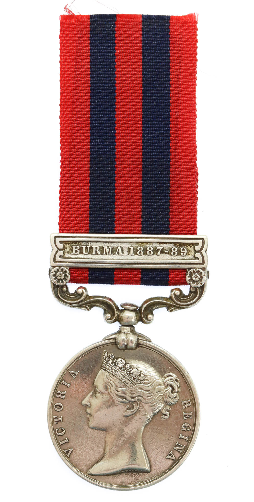 1854 India General Service Medal (Clasp - Burma 1887-89) - Sepoy Sander Singh Myingyan, Military Police Battalion