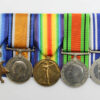WW1 1914-15 Star, British War Medal, Victory Medal, WW2 Defence Medal & George VI Police LS&GC Medal Group of Five - Gnr. H. Rice, Royal Garrison Artillery (Gallipoli)