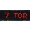 7th Toronto Regiment Royal Canadian Artillery (7 TOR) Cloth Shoulder Title