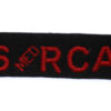 6th Medium Regiment Royal Canadian Artillery (6 MED RCA) Cloth Shoulder Title