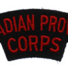 Canadian Provost Corps (CANADIAN PROVOST/CORPS) Cloth Shoulder Title