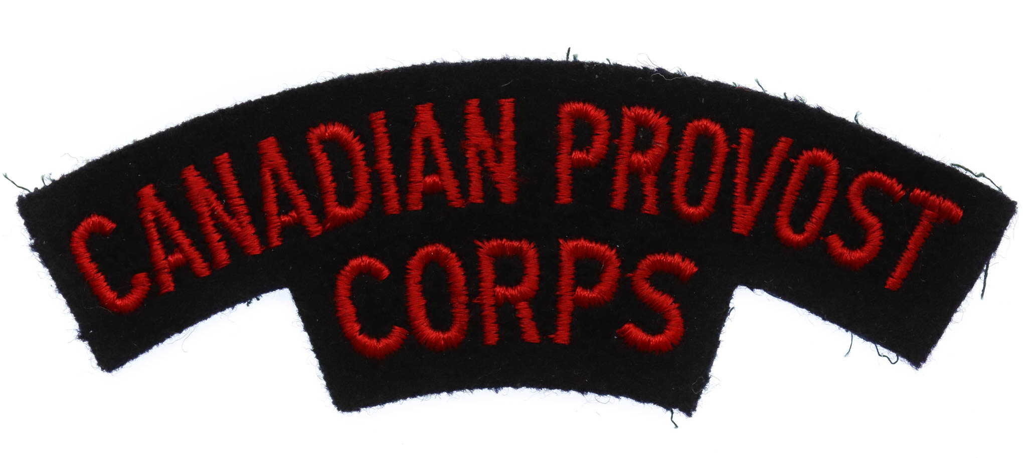 Canadian Provost Corps (CANADIAN PROVOST/CORPS) Cloth Shoulder Title