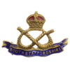 South Staffordshire Regiment Enamelled Sweetheart Brooch - King's Crown