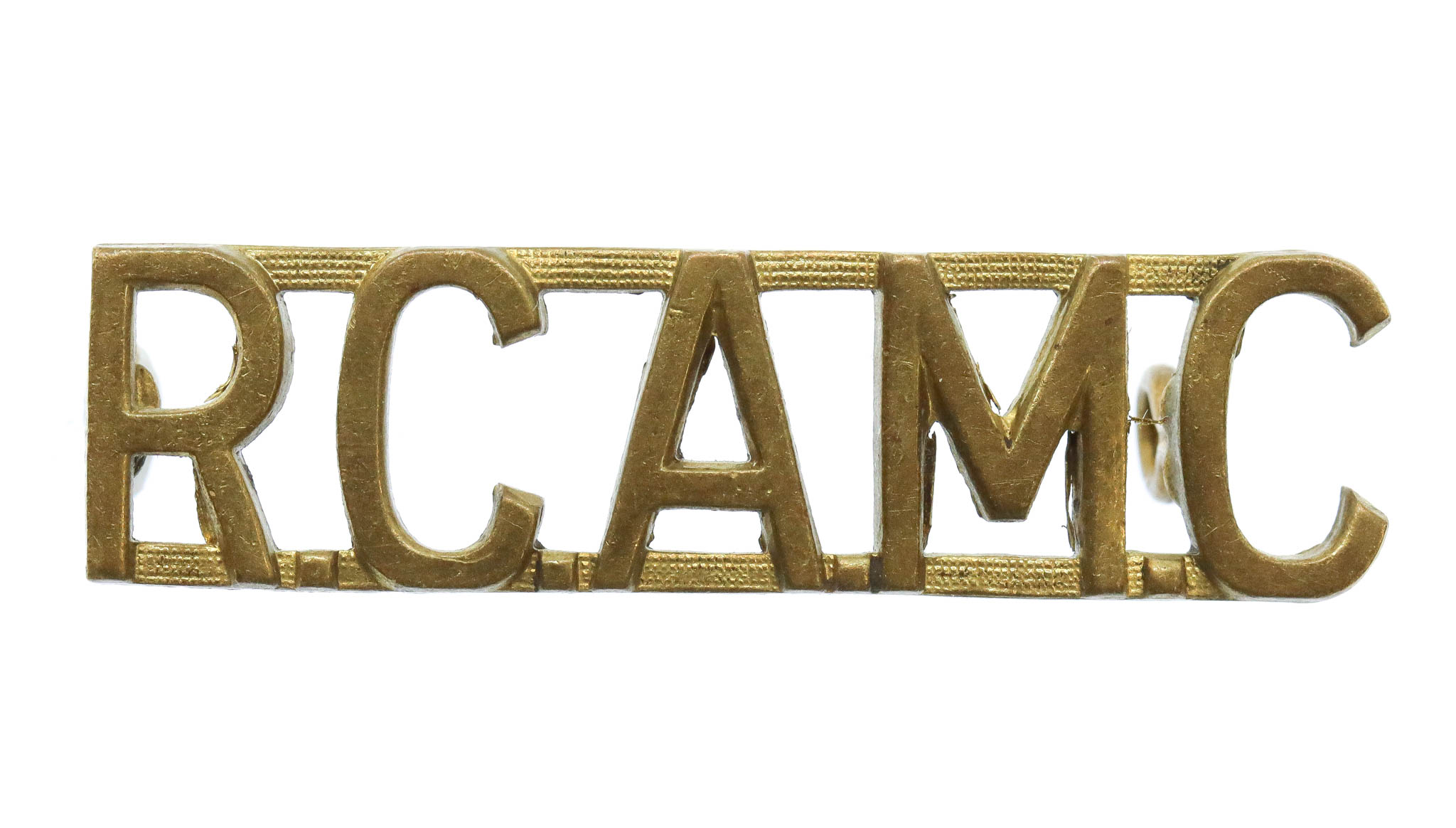 Royal Canadian Army Medical Corps (R.C.A.M.C.) Shoulder Title