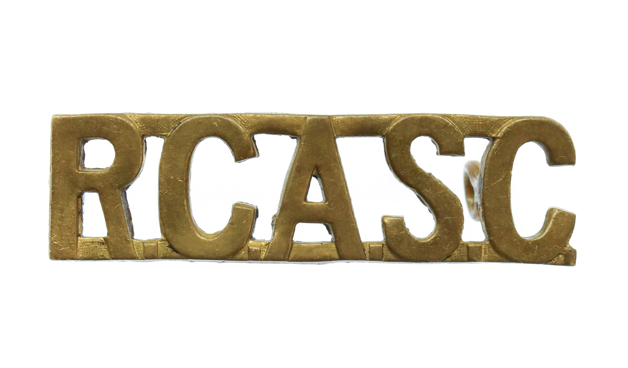 Royal Canadian Army Service Corps (R.C.A.S.C.) Shoulder Title